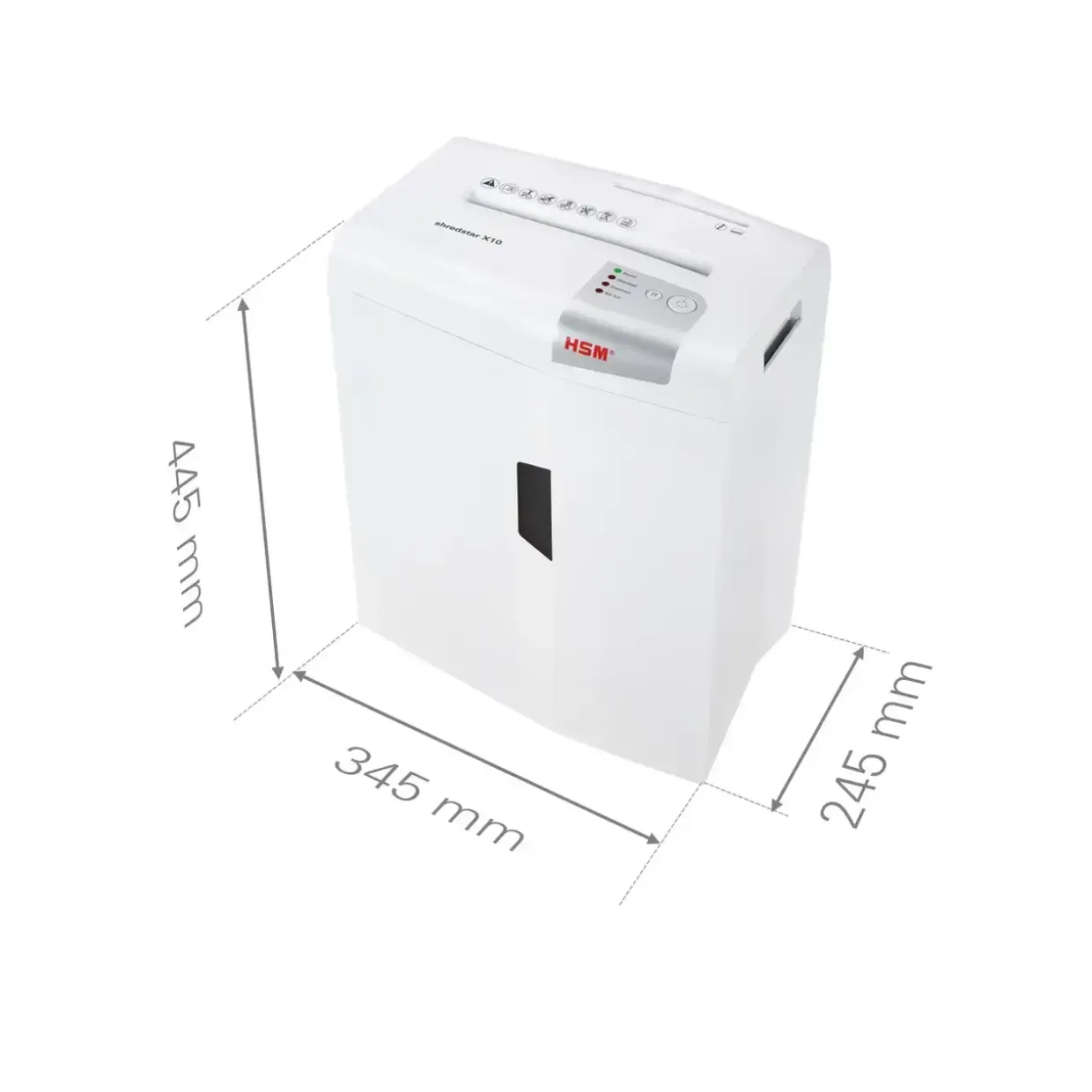 Makulator konfetti - HSM Shredstar X10 4 x 35 mm - 10 ark