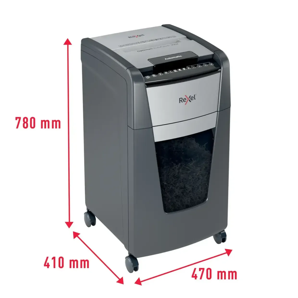 Makulator Rexel Optimum AutoFeed+ 300X P4