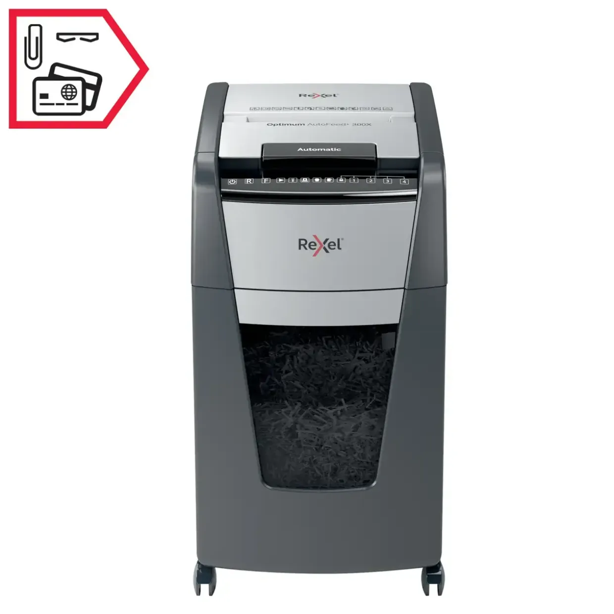 Makulator Rexel Optimum AutoFeed+ 300X P4