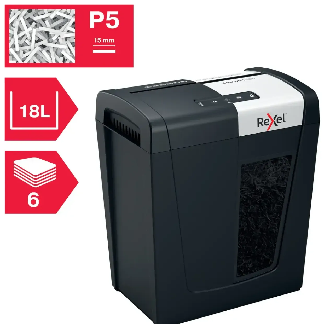 Makulator Rexel Secure MC6 P5