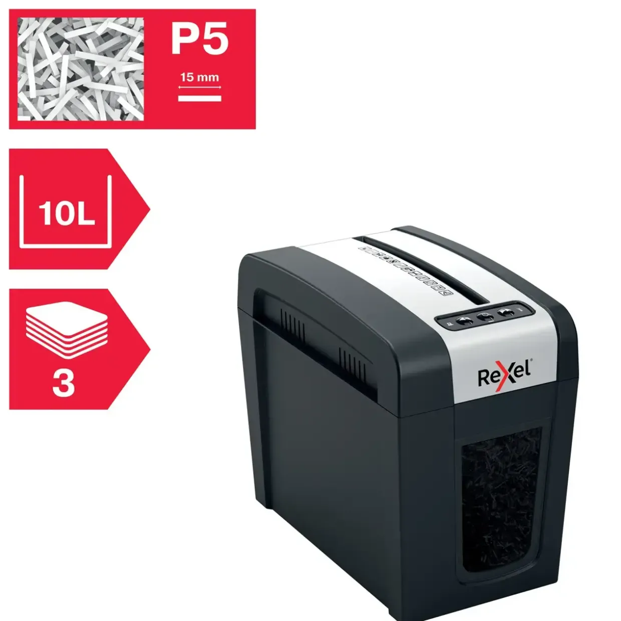 Makulator Rexel Secure MC3-SL P5
