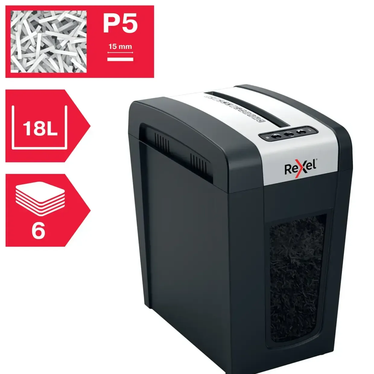 Makulator Rexel Secure MC6-SL P5