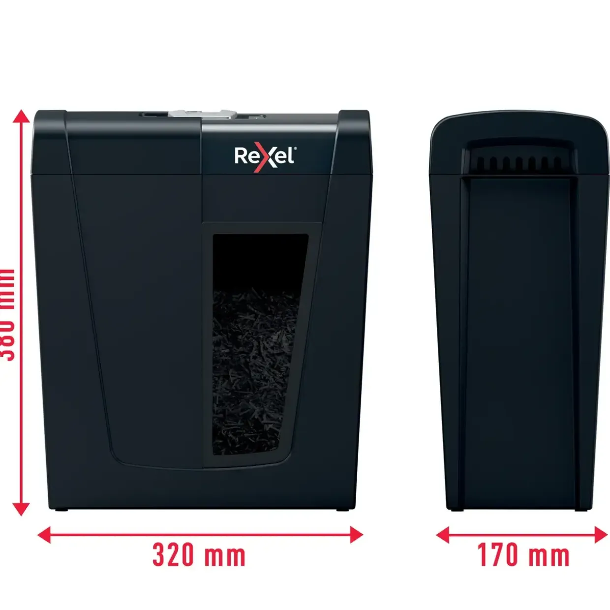 Makulator - Rexel Secure X8 - P4 - 8 ark - 14 L