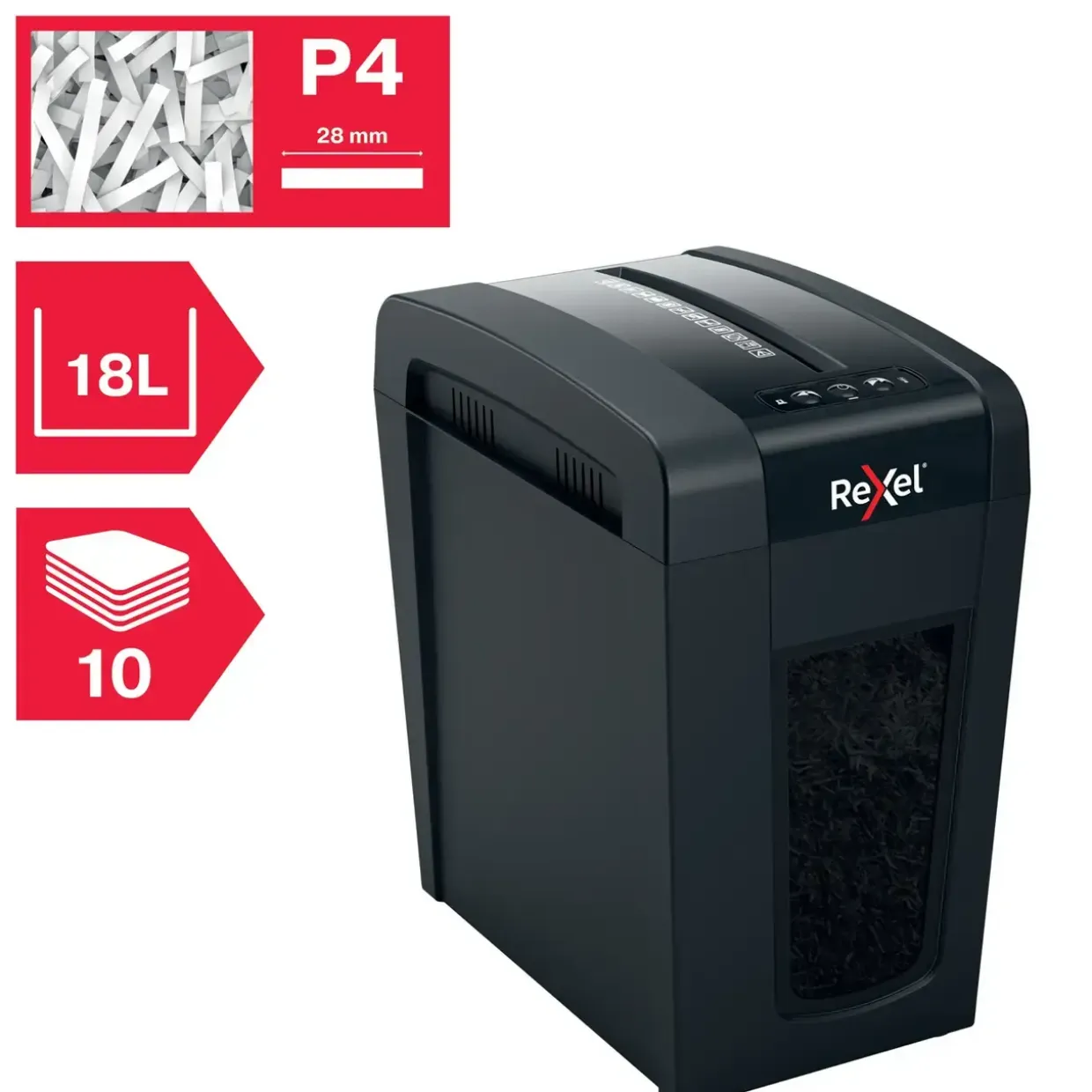 Makulator Rexel Secure X10-SL P4