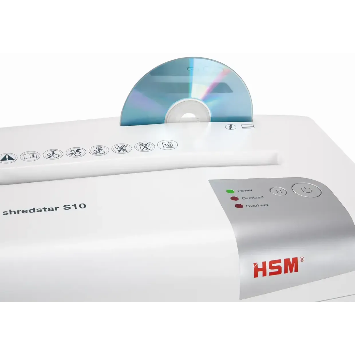 Makulator strimmel - HSM Shredstar S10 6 mm - 10 ark