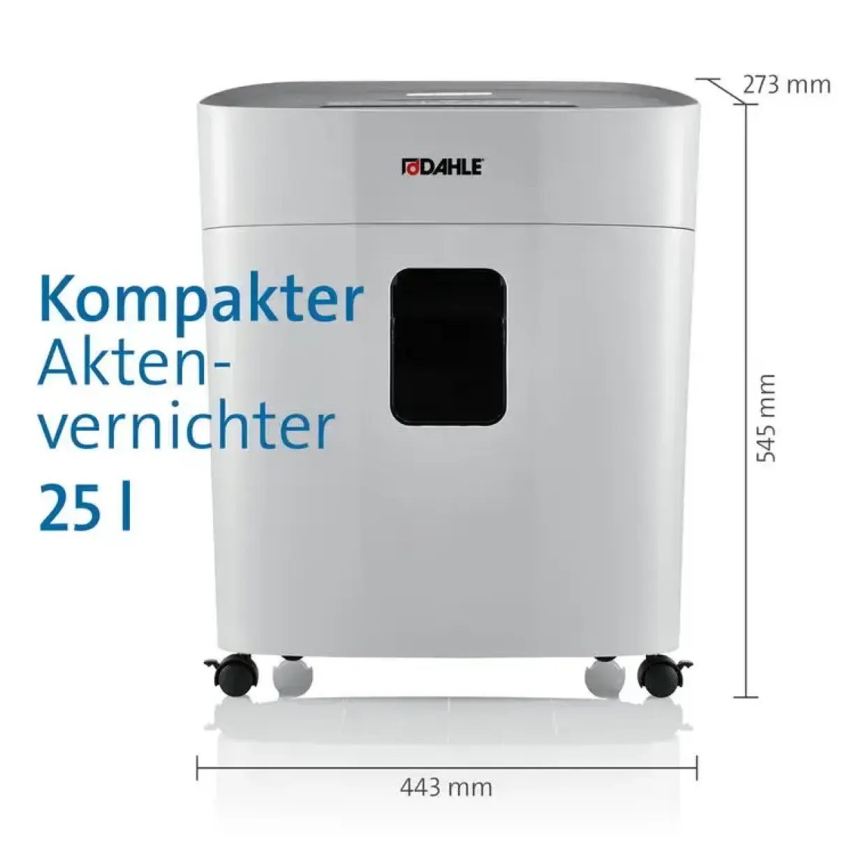 Makuleringsmaskine, Dahle PaperSAFE PS 380, 25 L, grå