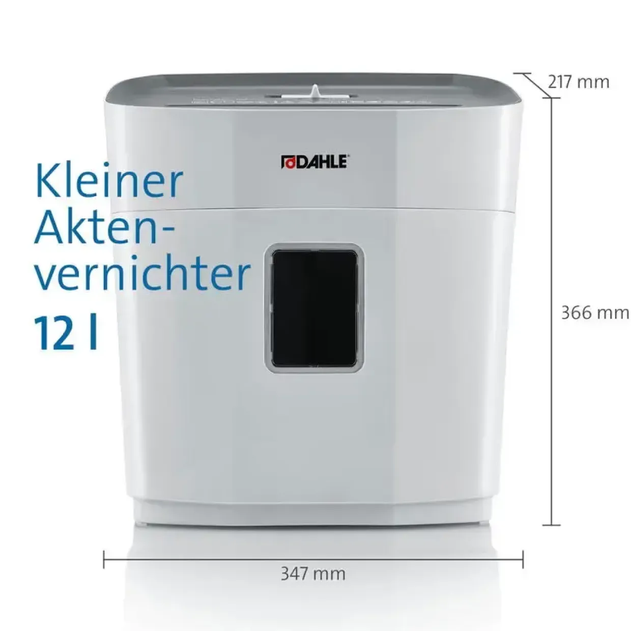 Makuleringsmaskine, Dahle PaperSAFE PS 140, Oak, Ø20mm, grå