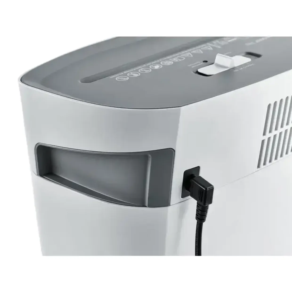 Makuleringsmaskine, Dahle PaperSAFE PS 140, Oak, Ø20mm, grå