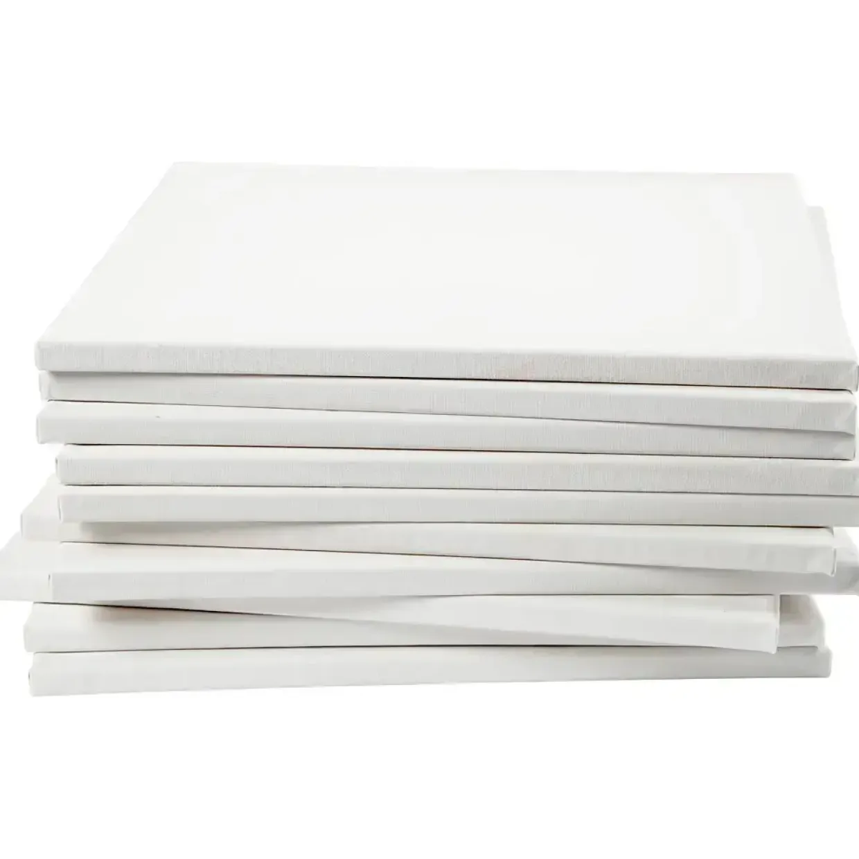Malerlærred, D: 1,6 cm, str. 40x40 cm, 280 g, 10 stk./ 1 pk.