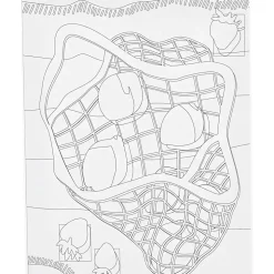 Malerlærred med print, Citrusfrugter , D: 1,6 cm, str. 24x30 cm, 360 g - 1 stk