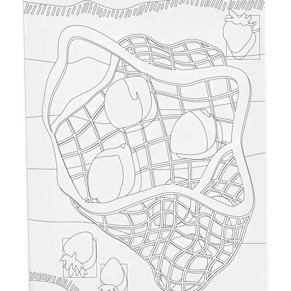 Malerlærred med print, Citrusfrugter , D: 1,6 cm, str. 24x30 cm, 360 g - 1 stk
