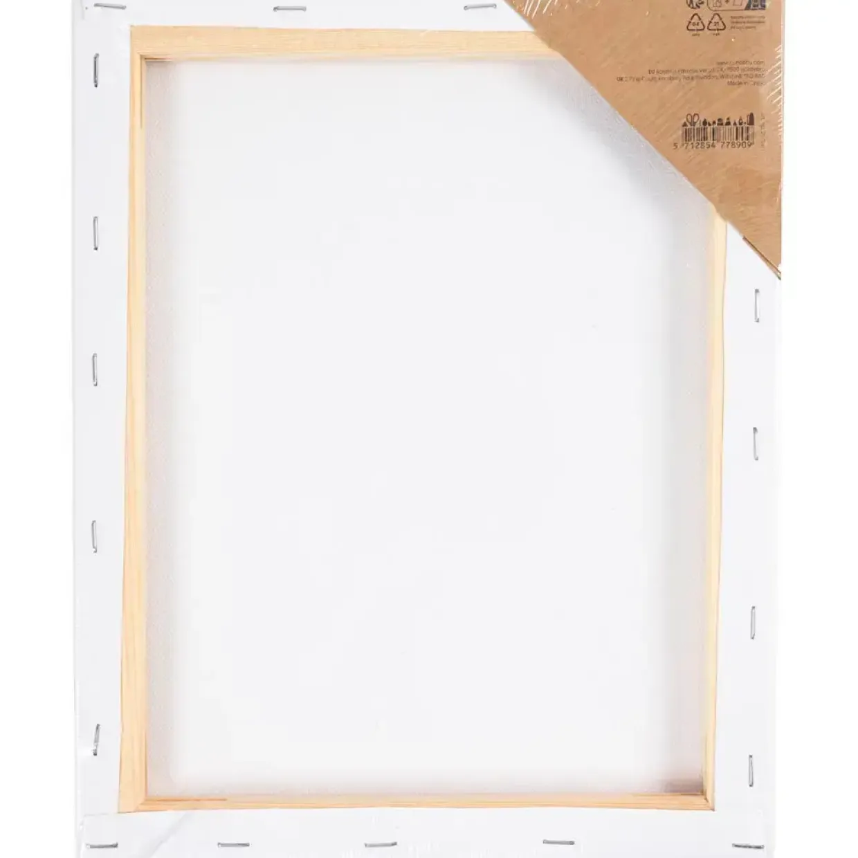 Malerlærred med print, Store blomster, D: 1,6 cm, str. 24x30 cm, 360 g - 1 stk