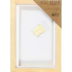 Malerlærred med træramme, str. 15,8x23,8 cm, 280 g, hvid, 1 stk.