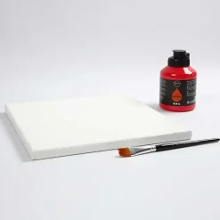 Malerlærred 30x30 cm dybde 1,6 cm 360 g - 10 stk