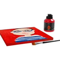 Malerlærred 30x30 cm dybde 1,6 cm hvid 360 g