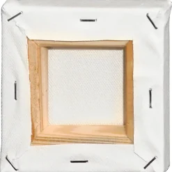 Malerlærred 10 x 10 cm dybde 1,4 cm hvid 360 g