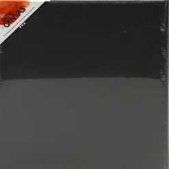 Malerlærred 30x30 cm dybde 1,6 cm sort 360 g
