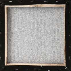 Malerlærred 30x30 cm dybde 1,6 cm sort 360 g - 10 stk.