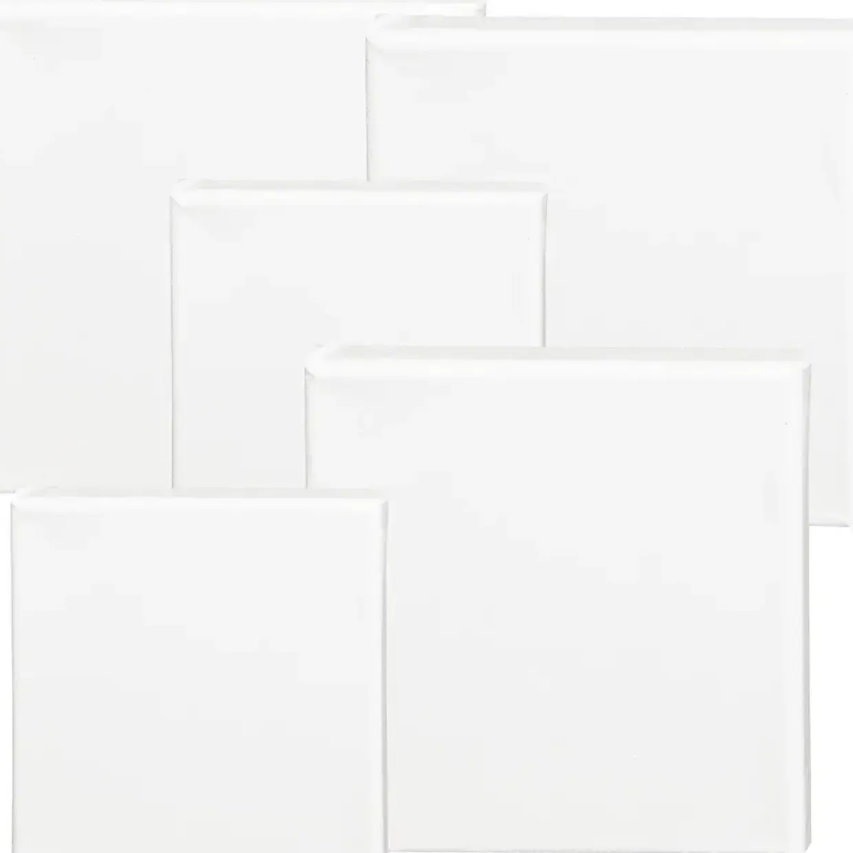 Malerlærred 15x15+20x20 cm dybde 1,6 cm 360 g - 40stk