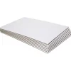 Malerplader - Pap - 8 mm - 42 x 60 cm - 10 stk.
