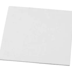 Malerplade, str. 15x15 cm, tykkelse 3 mm, hvid, 1stk., 280 g