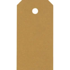 Manilamærker – guld – 4 x 8 cm – 250 g – 1000 stk