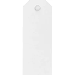 Manilamærker - Hvid 3 x 8 cm 220 g - 20 stk