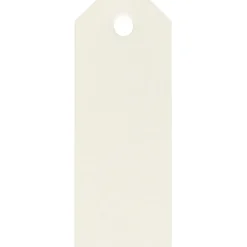 Manilamærker, råhvid, str. 3x8 cm, 220 g, 20stk.