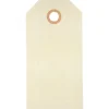 Manillamærker – Store – 5 × 10 cm – Natur – 20 stk.