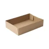 Margarinekasse brun/brun 2mm 510x350x120mm 25stk/pak