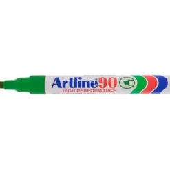 Marker Artline 90 5.0 grøn - Køb minimum 12 stk.