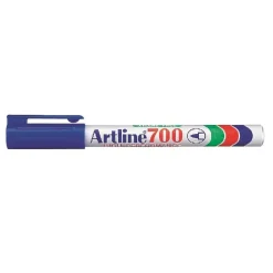 Marker Artline 700 Permanent 0.7 blå - Køb minimum 12 stk.