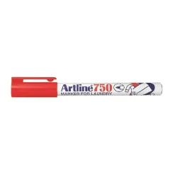 Marker Artline 750 Tekstil rød - Køb minimum 12 stk.