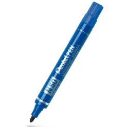 Marker, Pentel, N50-CE, permanent, blå, pakke a 12 stk - 12 stk
