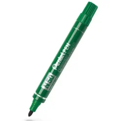Marker, Pentel, N50-DE, permanent, Grøn, pakke a 12 stk - 12 stk