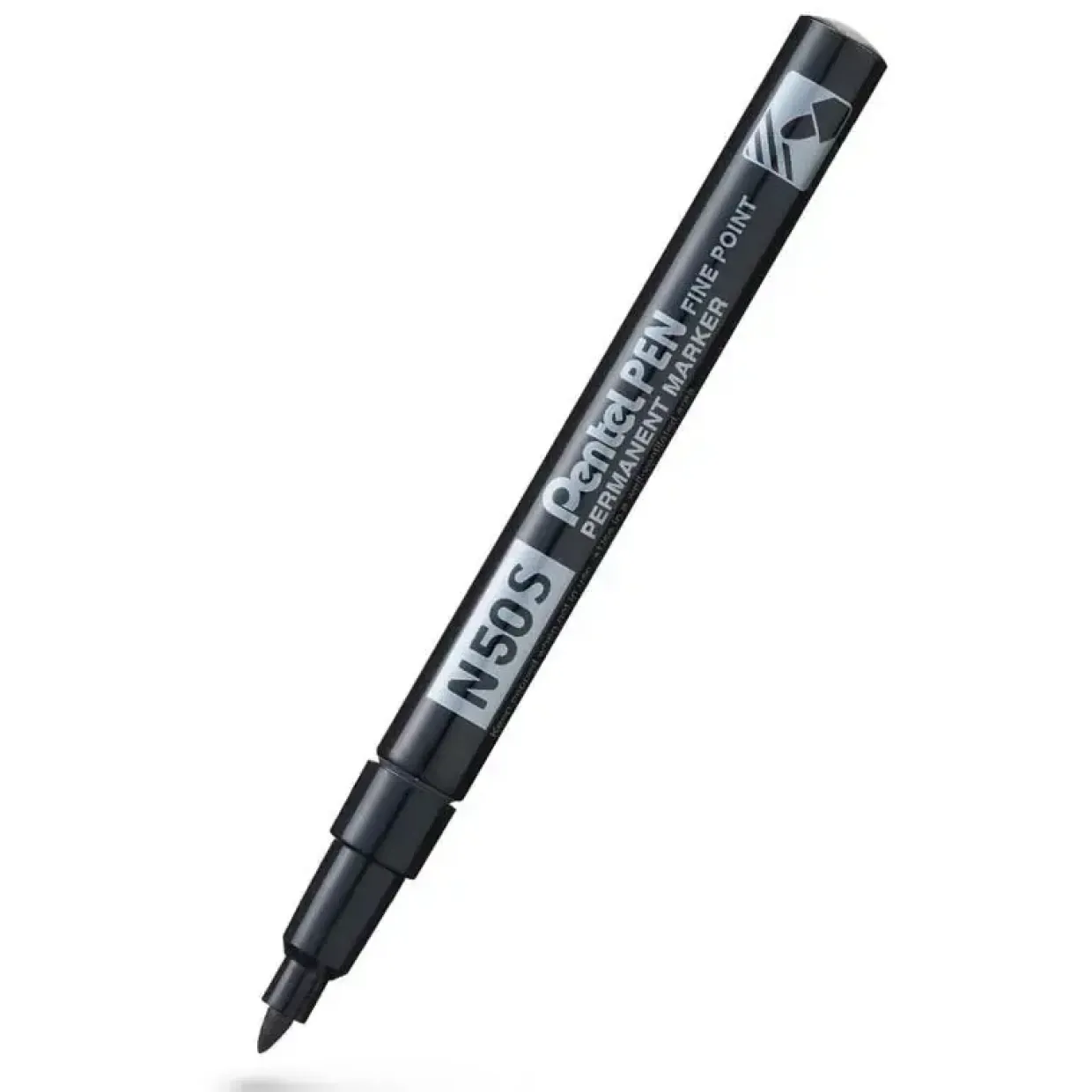 Marker, Pentel, N50S-A, permanent, sort, pakke a 12 stk - 12 stk