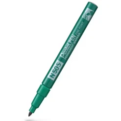 Marker, Pentel, N50S-D, permanent, Grøn, pakke a 12 stk - 12 stk