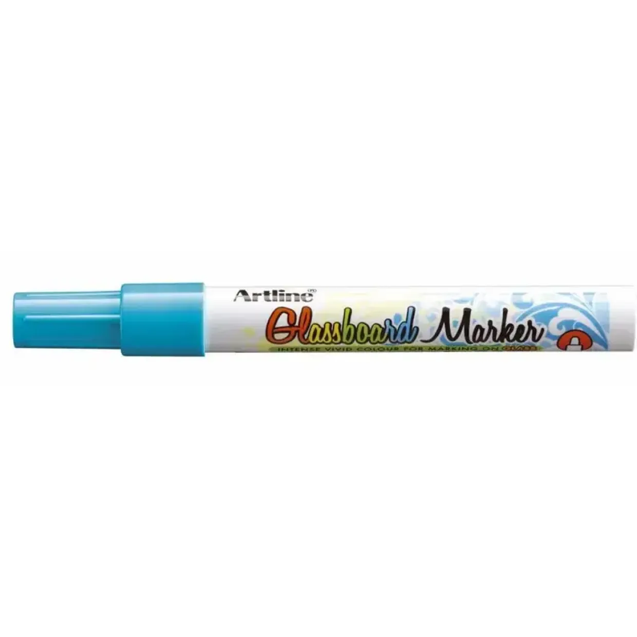 Marker til glastavle - Artline Glassboard EPG4 lysblå 2 mm stregbredde - 12 stk