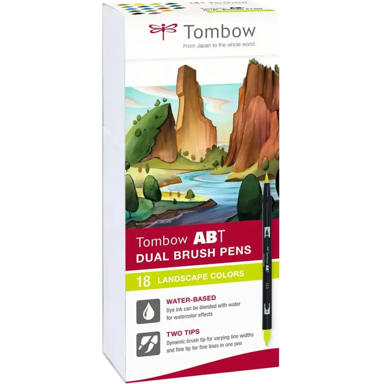 Marker Tombow ABT Dual Brush 18P-6 Landscape carton (18)