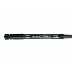 Marker TWIN Pilot BG sort 0,3/0,5mm permanent - 10 stk