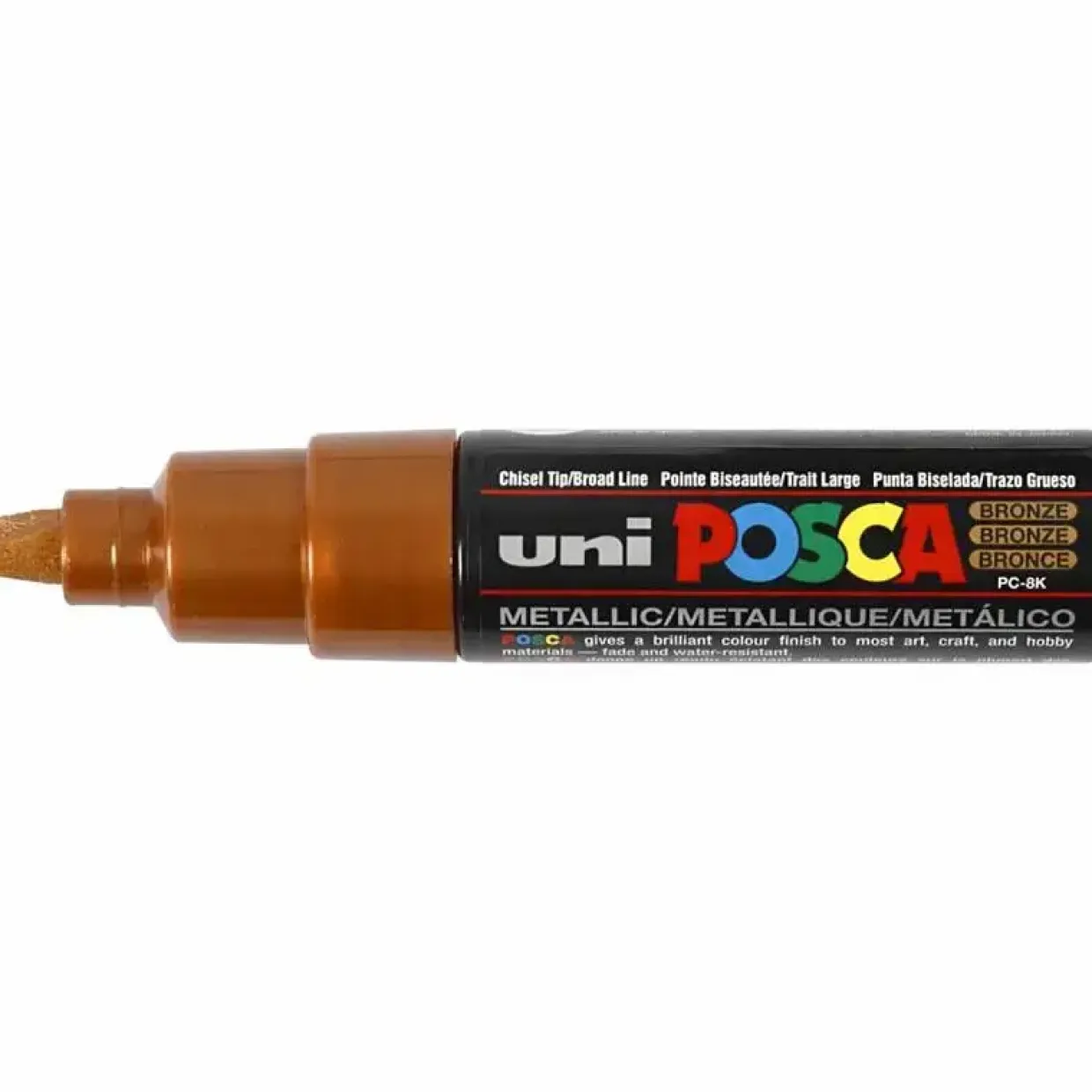 Marker - Uni Posca PC-8K 8 mm - Bronze - Broad - 1 stk