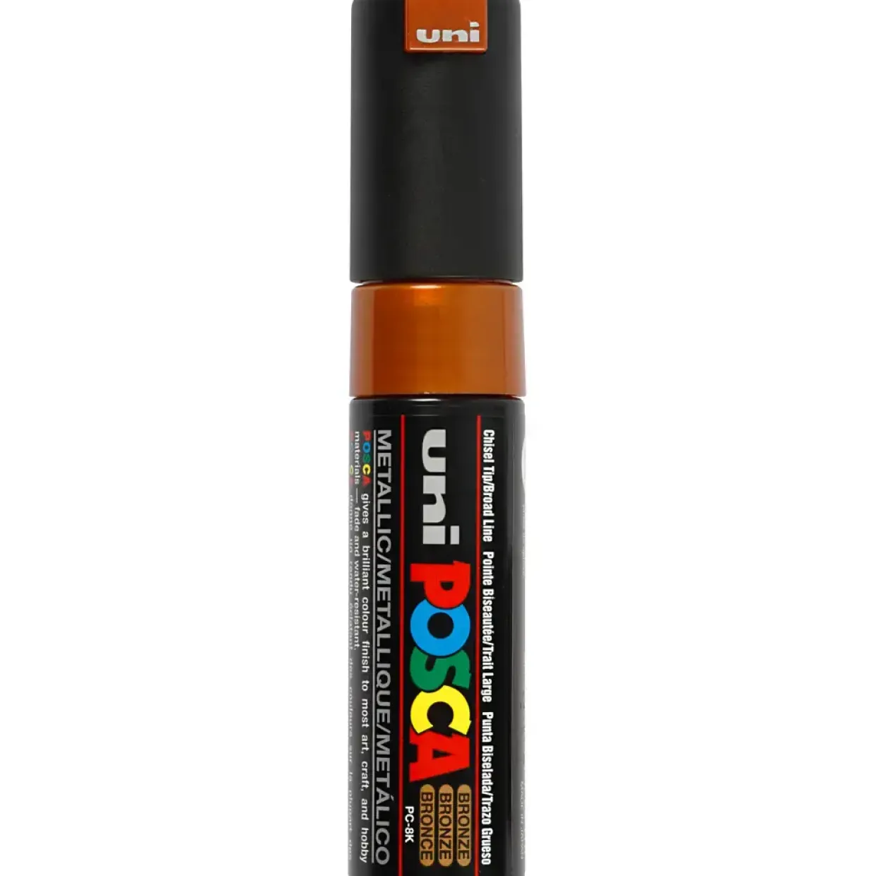 Marker - Uni Posca PC-8K 8 mm - Bronze - Broad - 1 stk