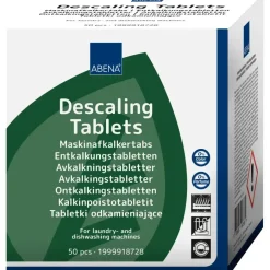 Maskinafkalkertabs - ABENA - til husholdningsmaskine uden farve og parfume - 50 stk - 12 pakker
