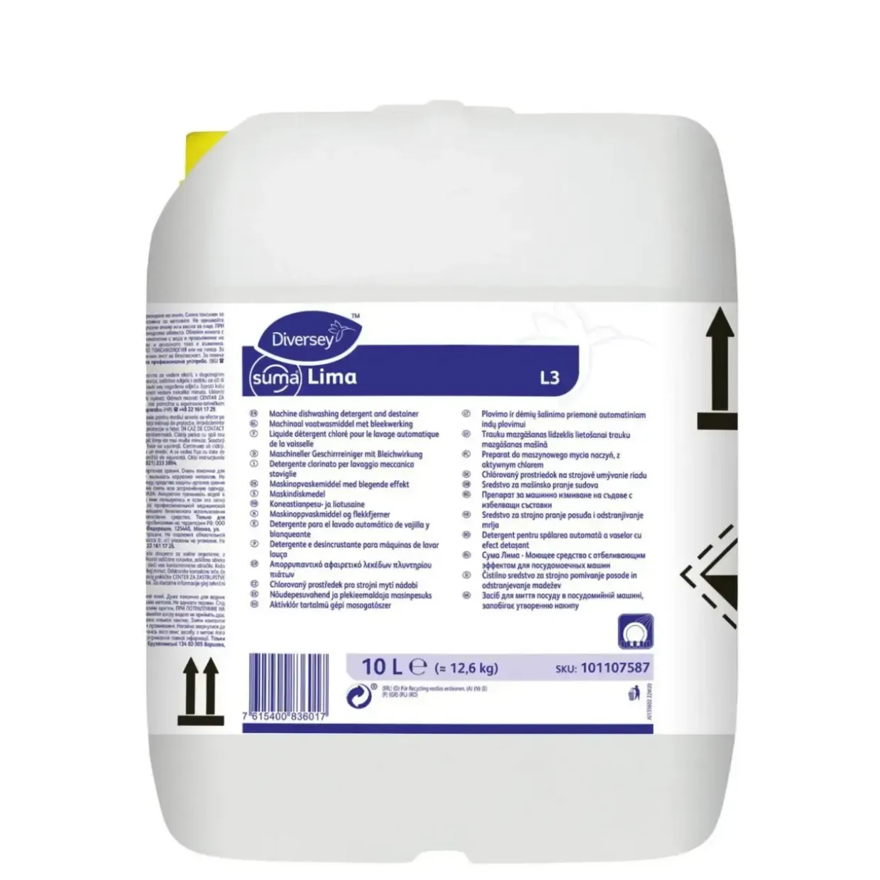 Maskinopvask Anlæg Flydende Suma Lima L3 10ltr med Klor Middel/Hårdt - 10 Ltr/dnk