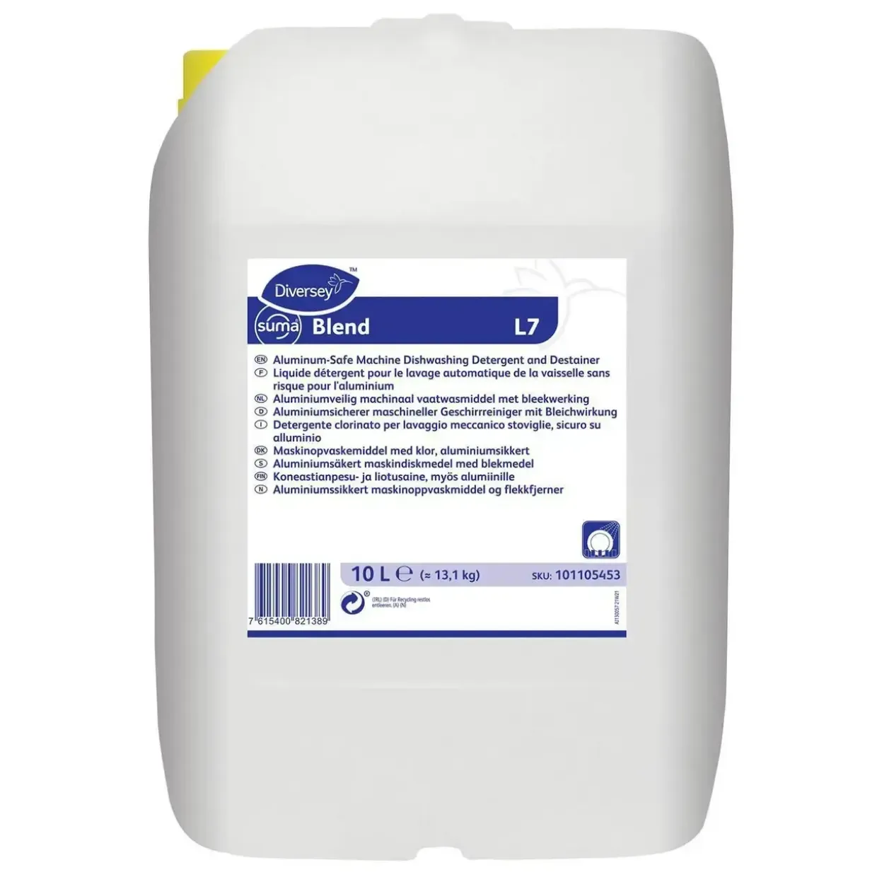 Maskinopvask Anlæg Flydende Suma Blend L7 10ltr med Klor Blødt til alu - 10 Ltr/dnk