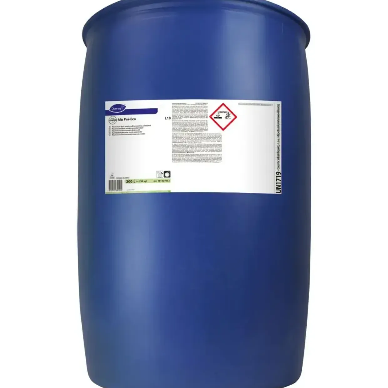 Maskinopvask - Diversey Suma Alu Pur-Eco L10 - alusikker uden klor farve og parfume - 200 l