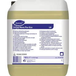 Maskinopvask - Diversey Suma Nova Pur-Eco L6 - uden klor farve og parfume - 10 l