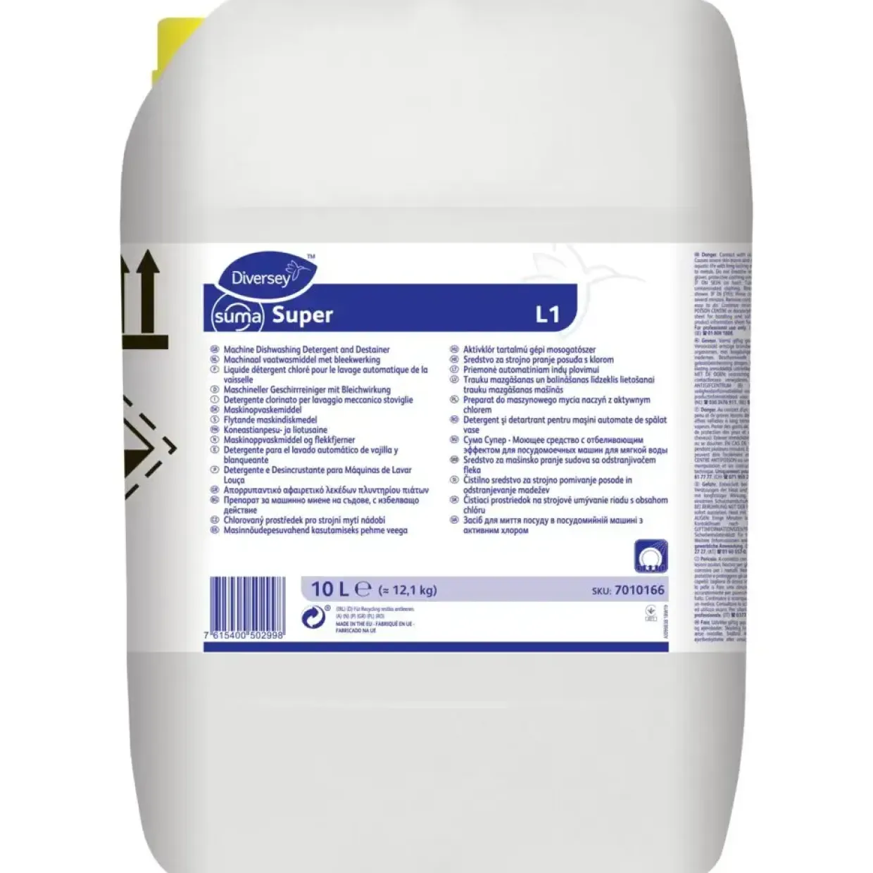 Maskinopvask - Diversey Suma Super L1 - med klor - 10 l
