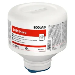 Maskinopvask - Ecolab Solid Hero - med klor uden farve og parfume - 4,5 kg - 4 stk