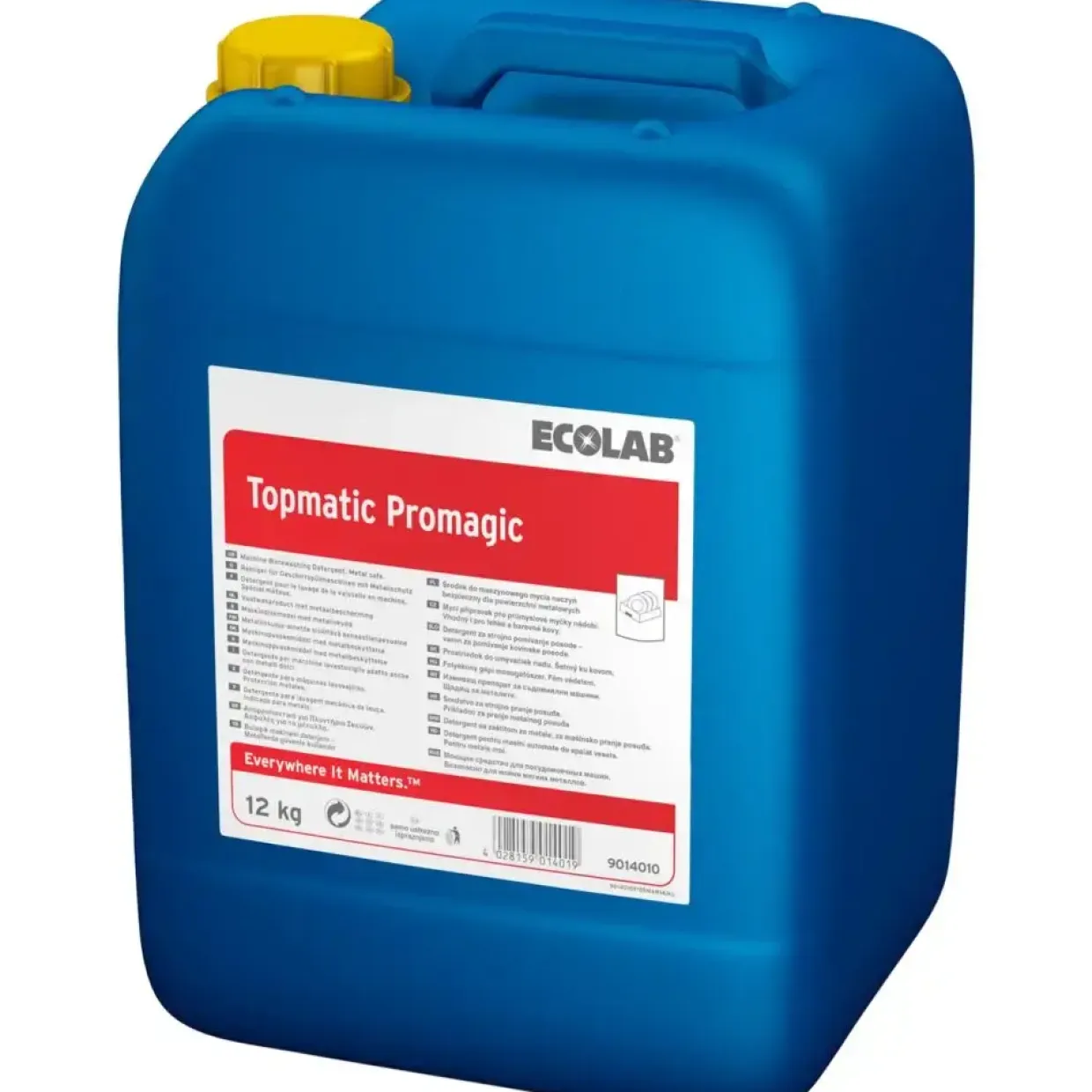 Maskinopvask - Ecolab Topmatic Promagic - Alusikker, med farve og parfume - 12 L